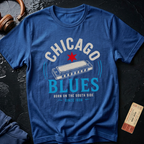 Born on the South Side Chicago Blues T-Shirt