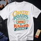 Country Roads and Radio Shows Vintage Rural T-Shirt