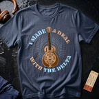 I Made a Deal with the Delta - Blues Guitar T-Shirt