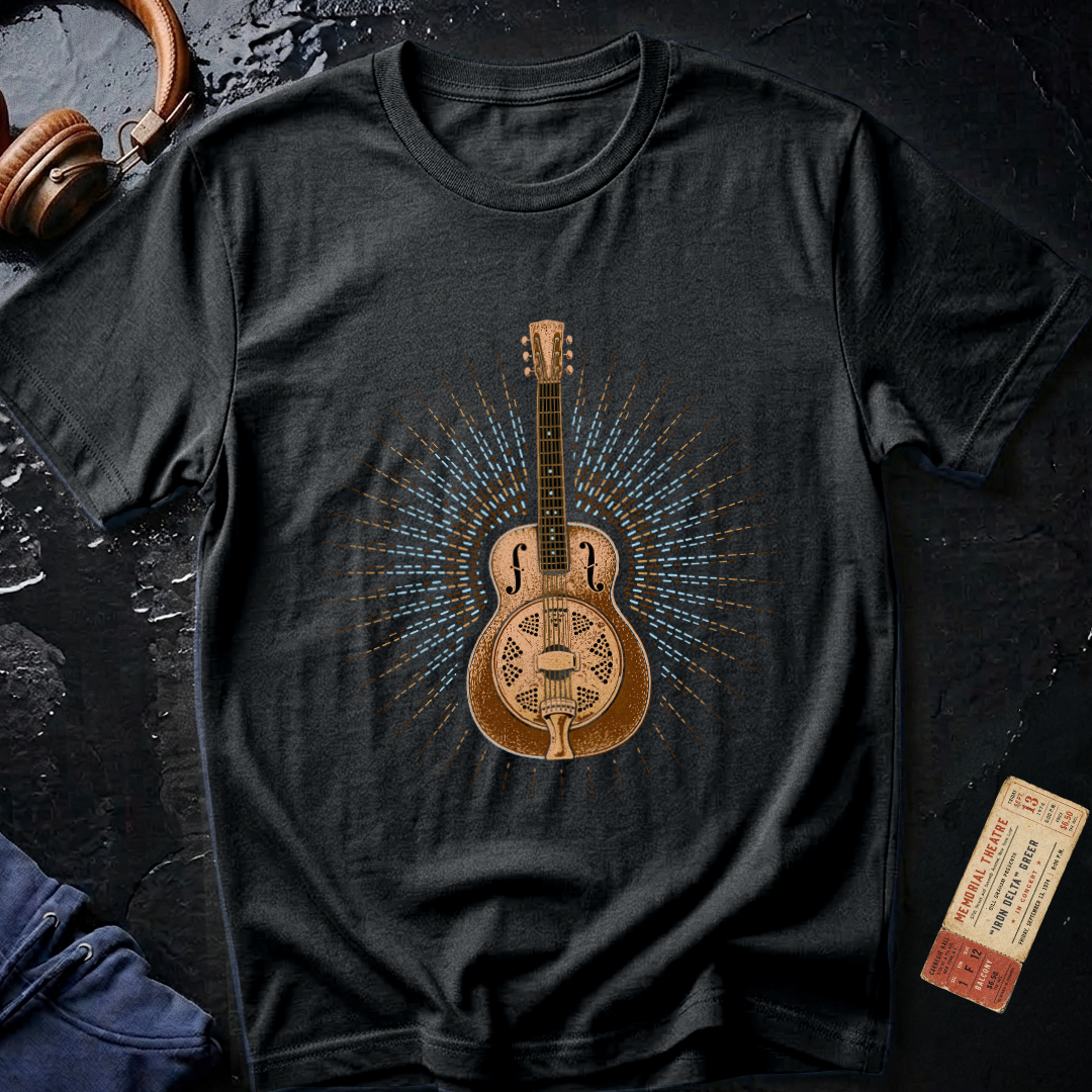 Blues Guitar Dobro Burst T-Shirt