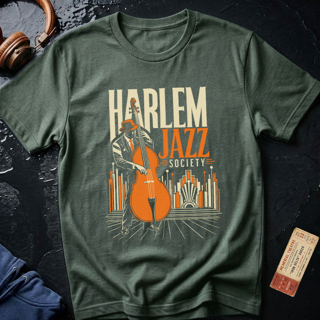 Harlem Jazz Society Music Heritage T-Shirt