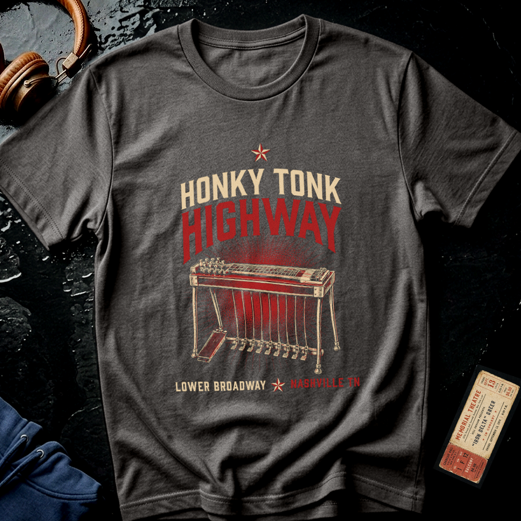 Honky Tonk Highway - Lower Broadway Nashville T-Shirt