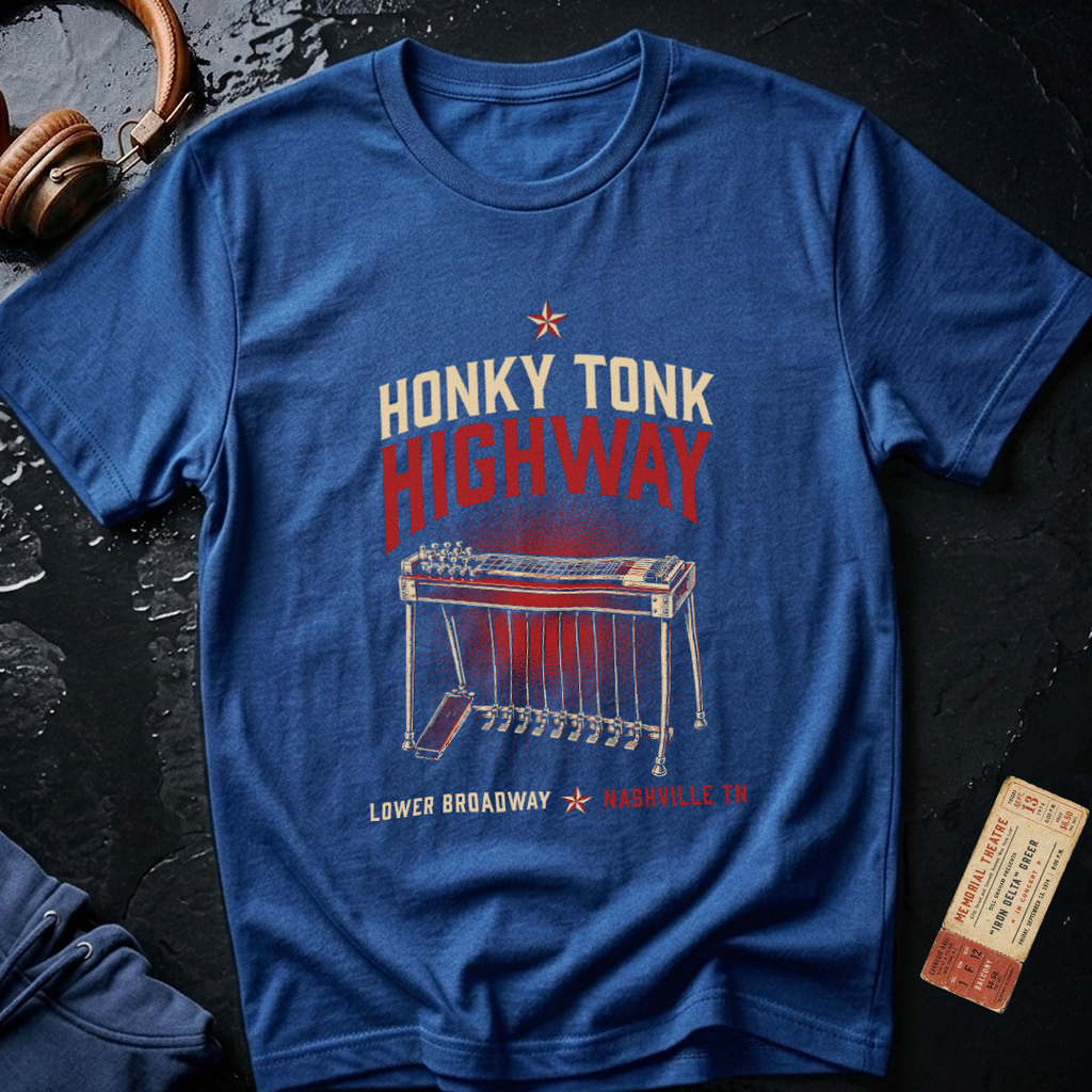 Honky Tonk Highway - Lower Broadway Nashville T-Shirt