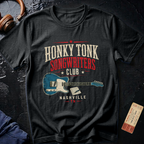 Honky Tonk Songwriters Club  - Nashville T-Shirt