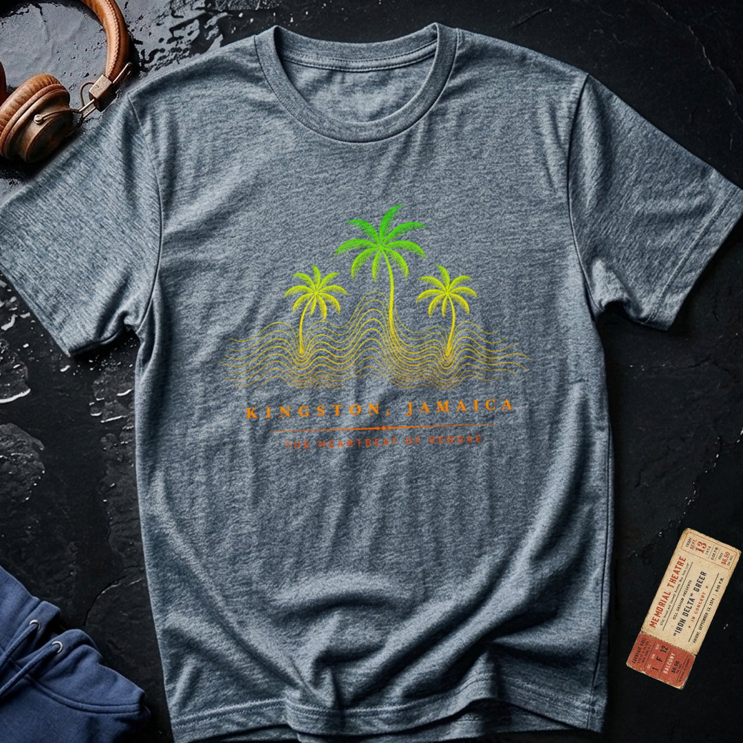 Kingstone Waves - Heartbeat of Reggae T-Shirt