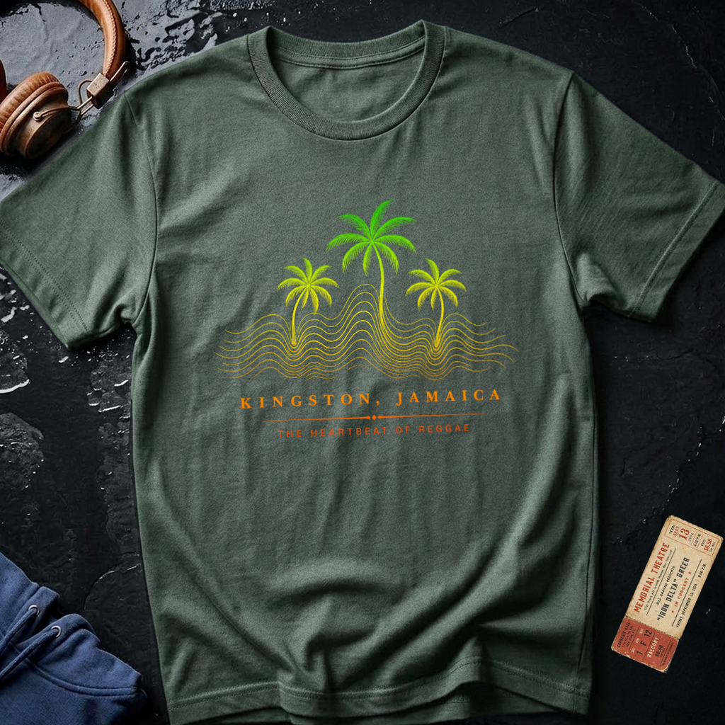 Kingstone Waves - Heartbeat of Reggae T-Shirt
