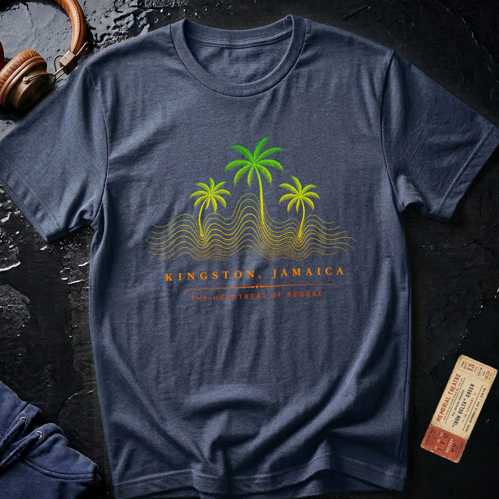 Kingstone Waves - Heartbeat of Reggae T-Shirt