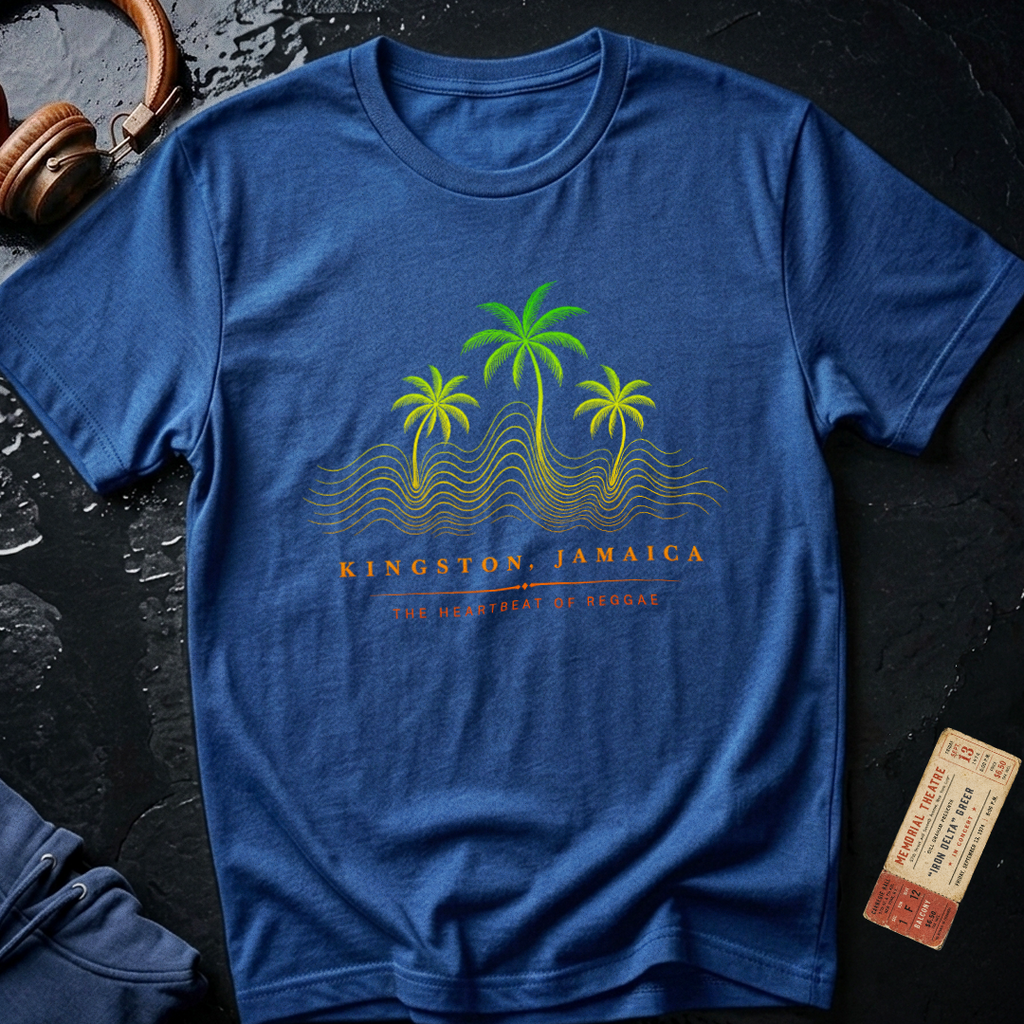 Kingstone Waves - Heartbeat of Reggae T-Shirt