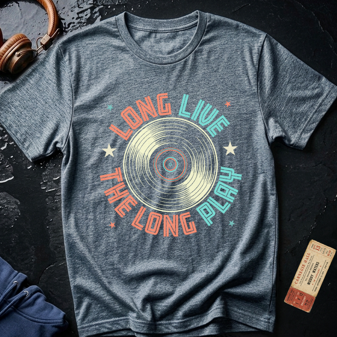 Long Live Long Play LP Audiophile T-Shirt