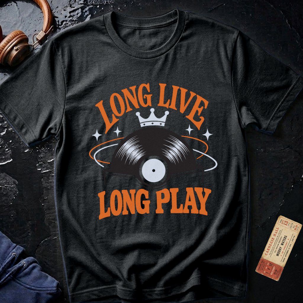 Long Live Long Play LP Audiophile T-Shirt
