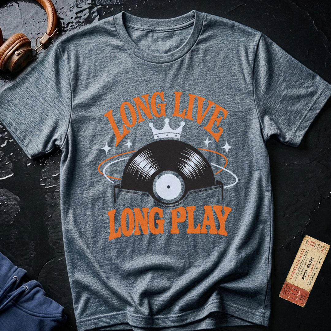 Long Live Long Play LP Audiophile T-Shirt