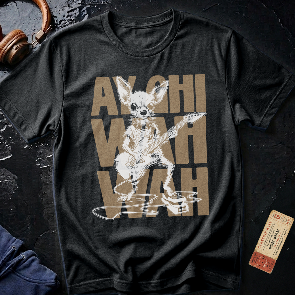 Ay Chihuahua Wah Wah Pedal Guitarist T-Shirt