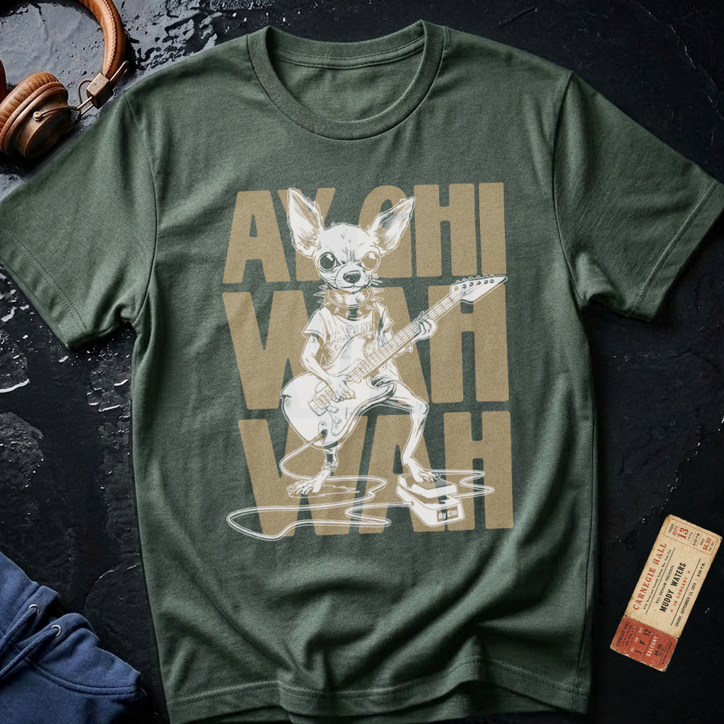 Ay Chihuahua Wah Wah Pedal Guitarist T-Shirt