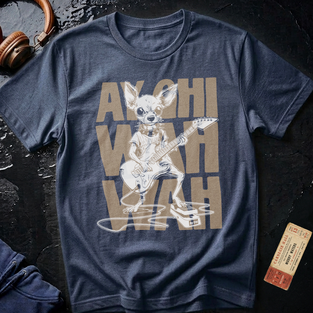Ay Chihuahua Wah Wah Pedal Guitarist T-Shirt