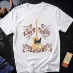 6 String Outlaw Country Guitar Electric T-Shirt
