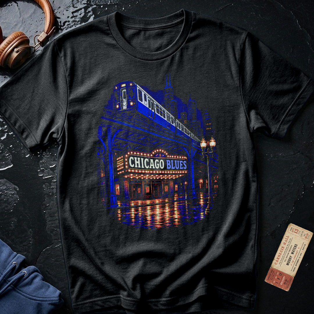 The L Train Chicago Blues T-Shirt