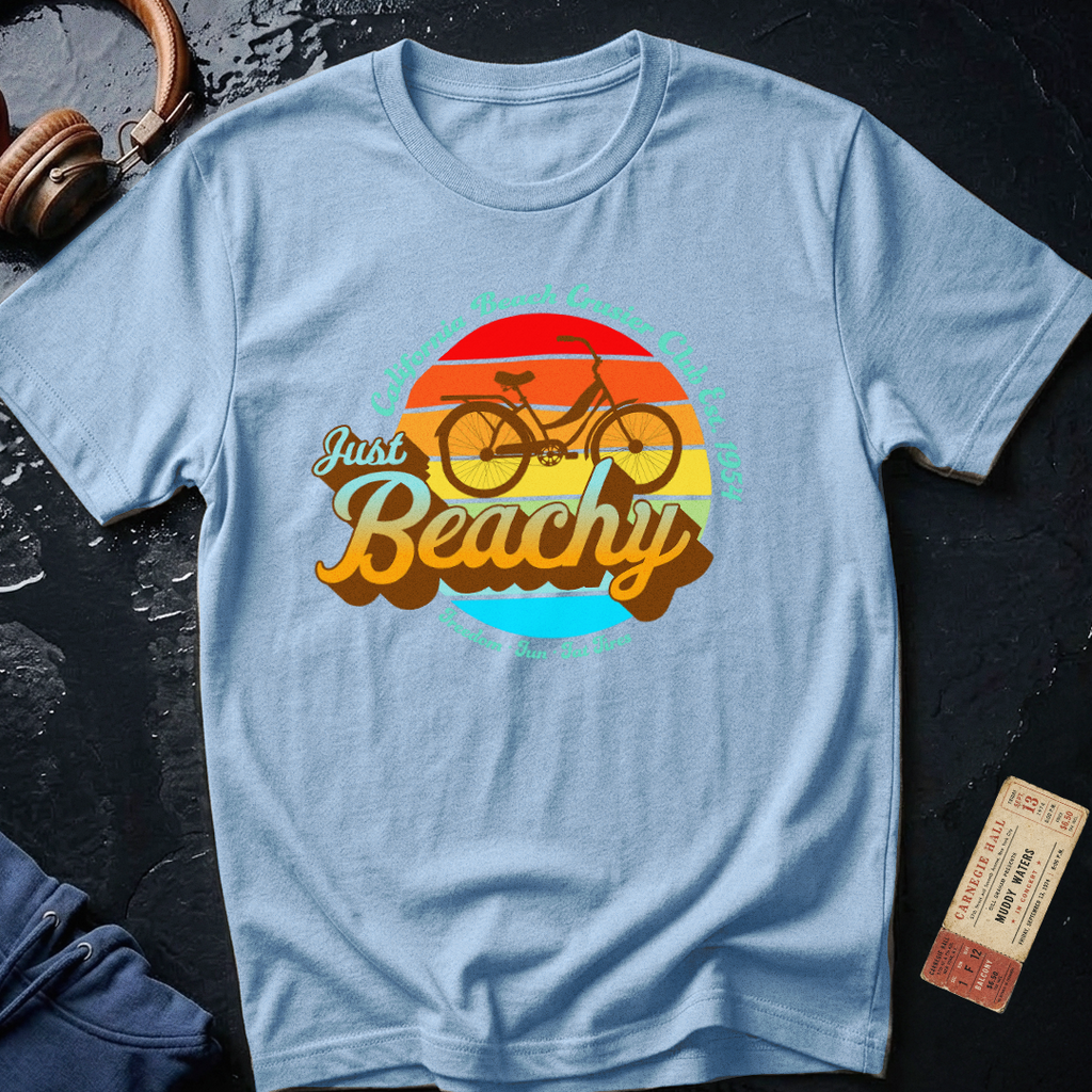 Just Beachy California Beach Cruiser Club T-Shirt