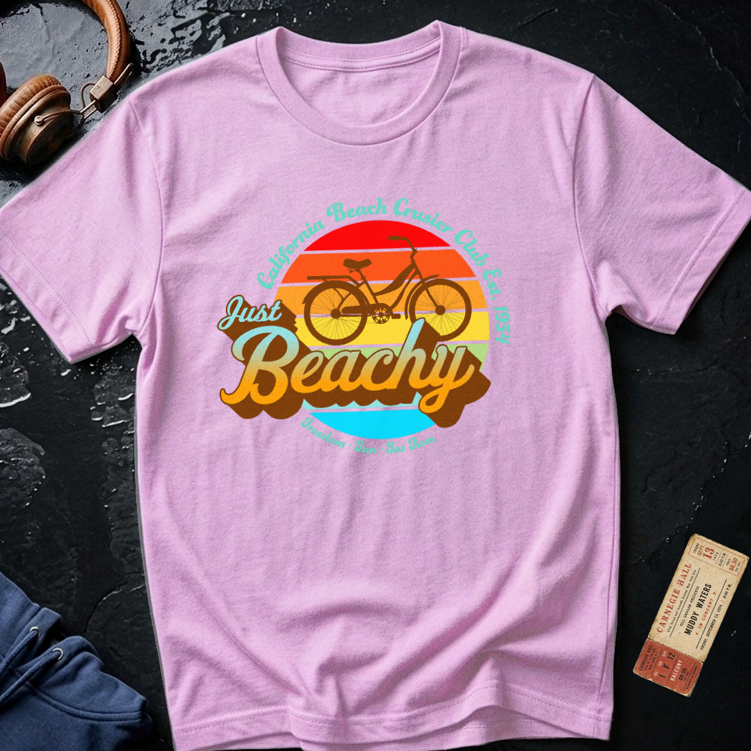 Just Beachy California Beach Cruiser Club T-Shirt