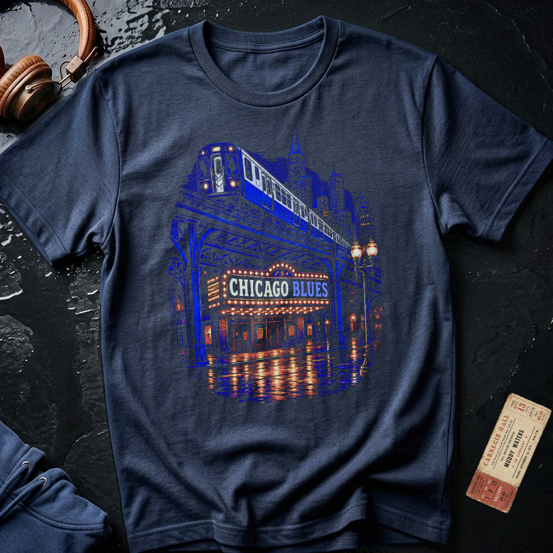 The L Train Chicago Blues T-Shirt