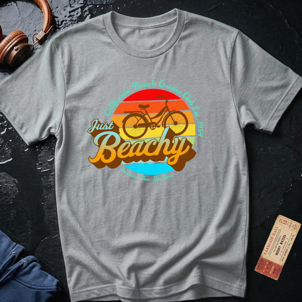 Just Beachy California Beach Cruiser Club T-Shirt