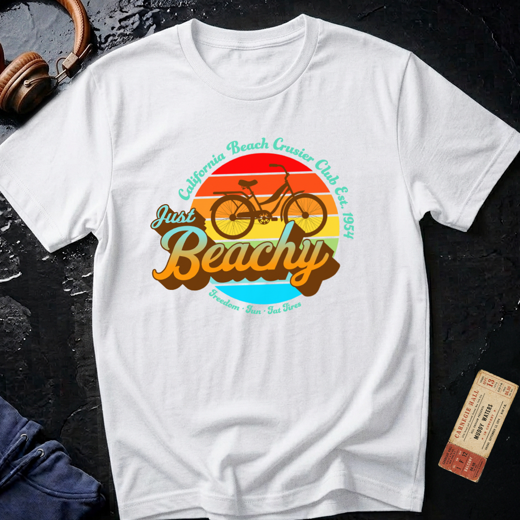 Just Beachy California Beach Cruiser Club T-Shirt