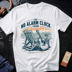 No Alarm Clock Tour Retirement T-Shirt