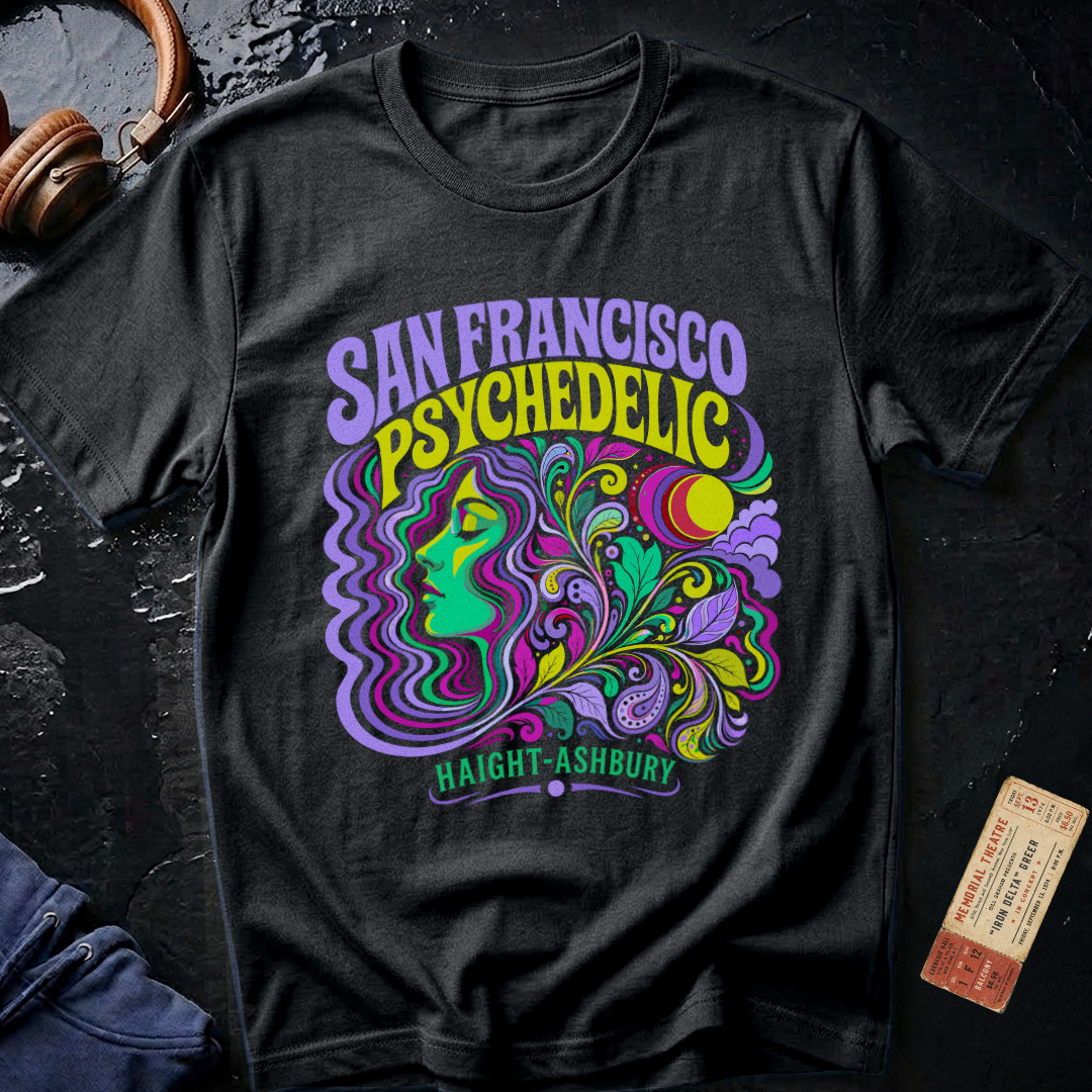 San Francisco Psychedelic Haight Ashbury T-Shirt