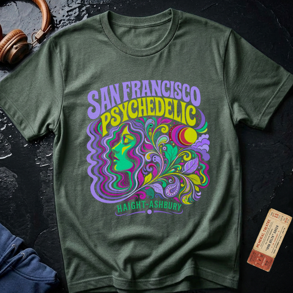 San Francisco Psychedelic Haight Ashbury T-Shirt