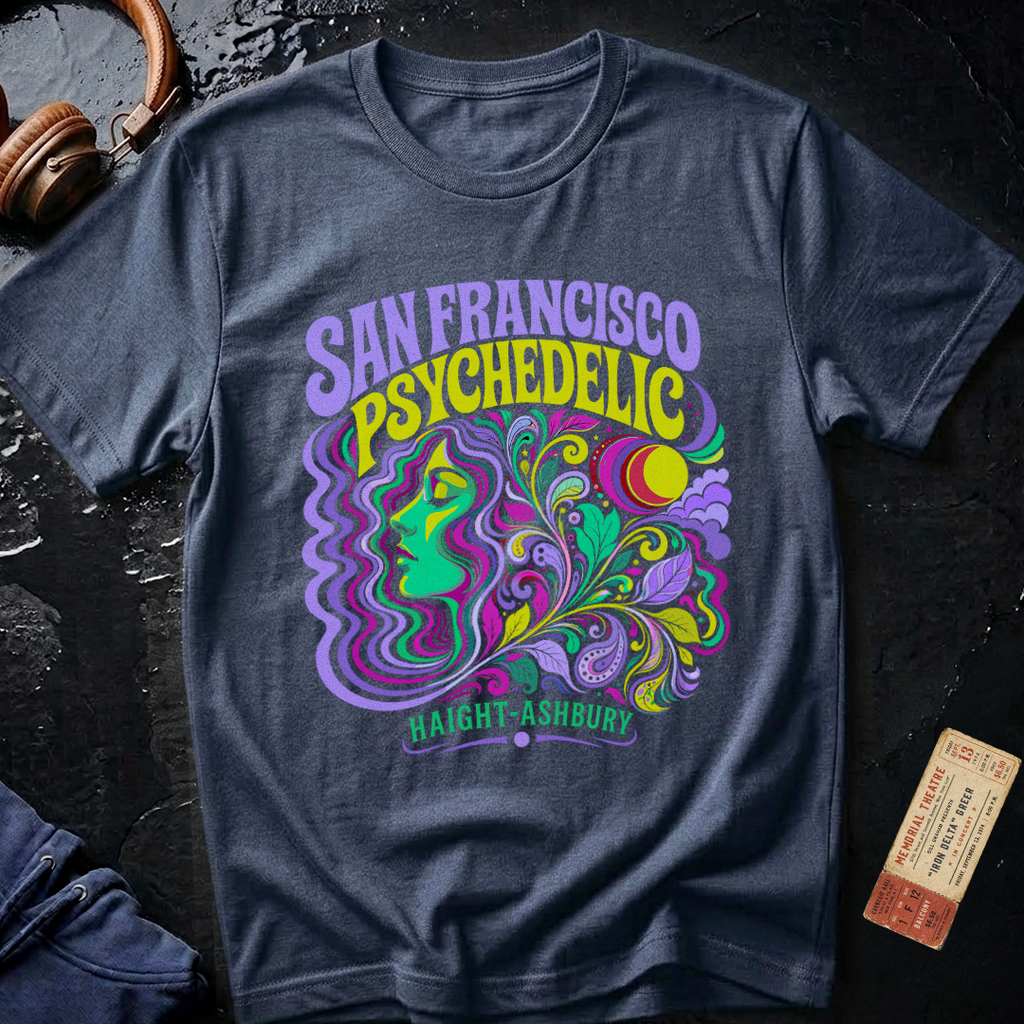San Francisco Psychedelic Haight Ashbury T-Shirt