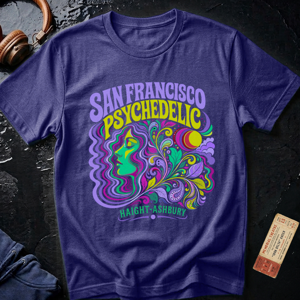 San Francisco Psychedelic Haight Ashbury T-Shirt