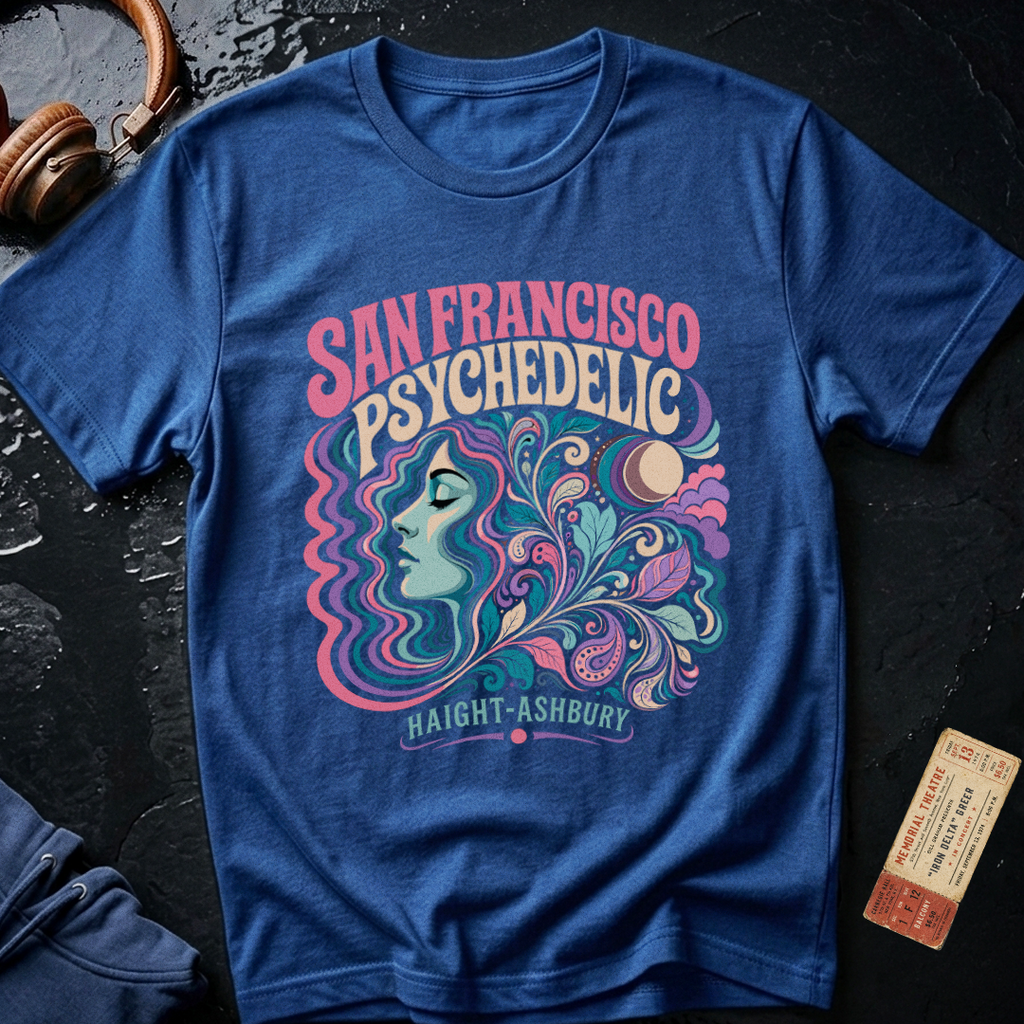 Vintage San Francisco Psychedelic Haight Ashbury T-Shirt