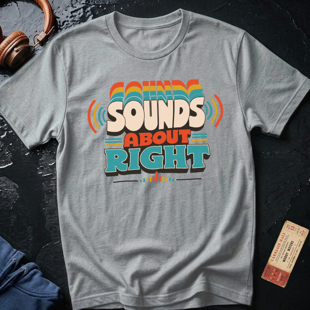 Sounds About Right Analog Audiophile T-Shirt