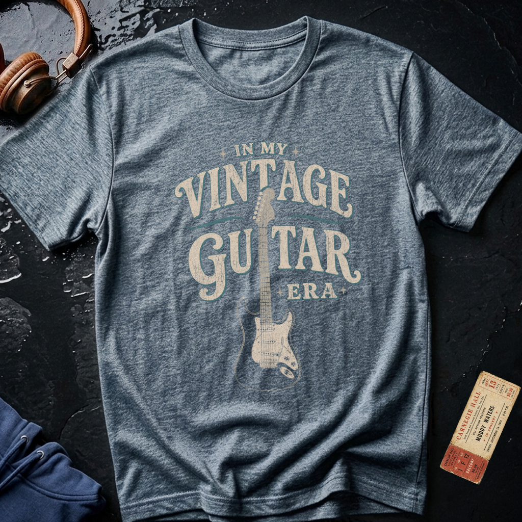 In My Vintage Guitar Era Vintage Fade T-Shirt