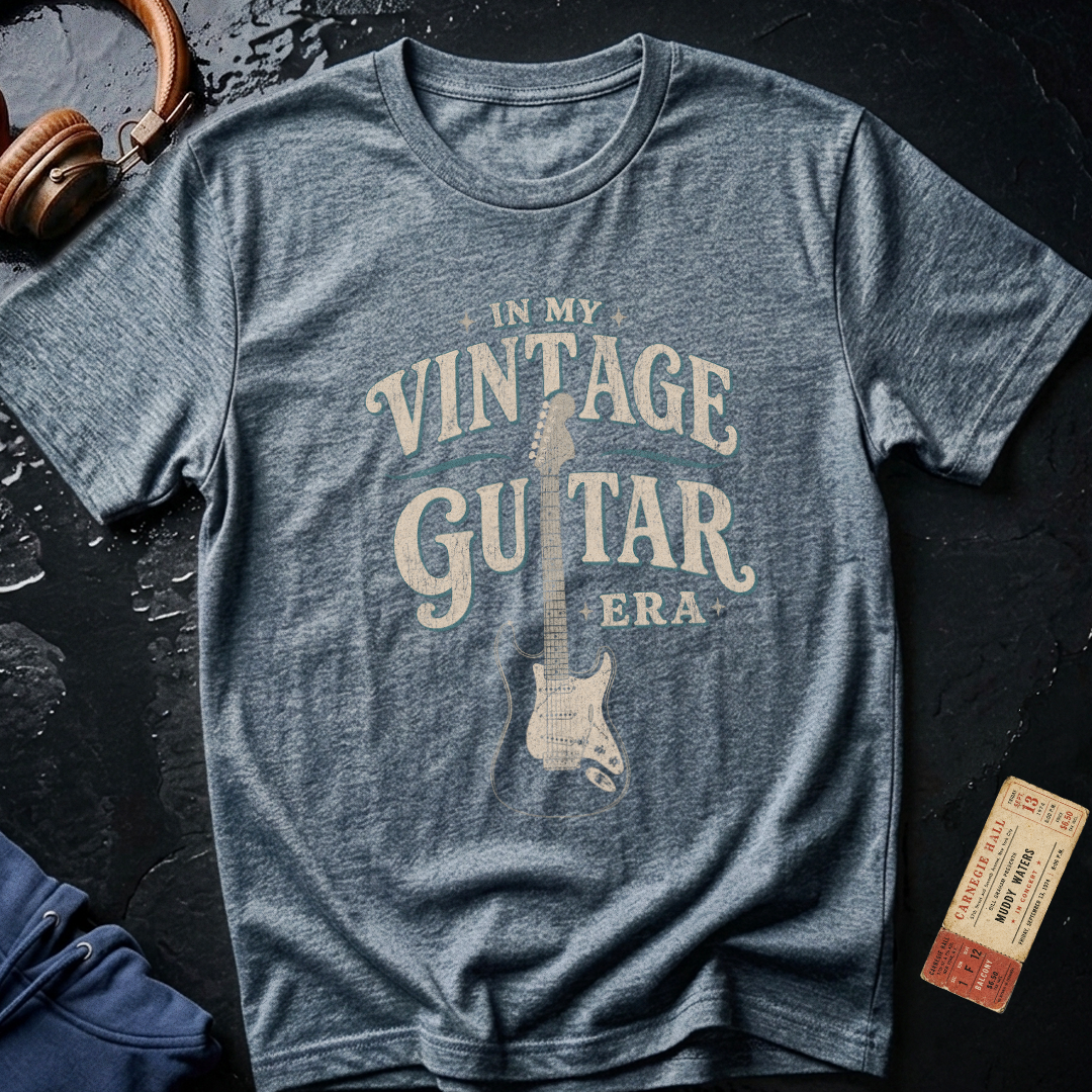 In My Vintage Guitar Era Vintage Fade T-Shirt
