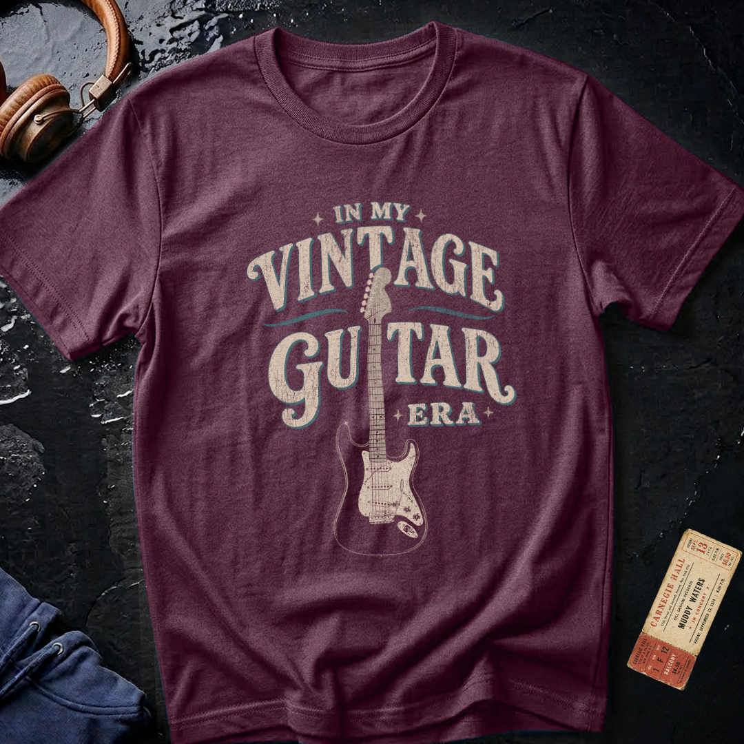 In My Vintage Guitar Era Vintage Fade T-Shirt