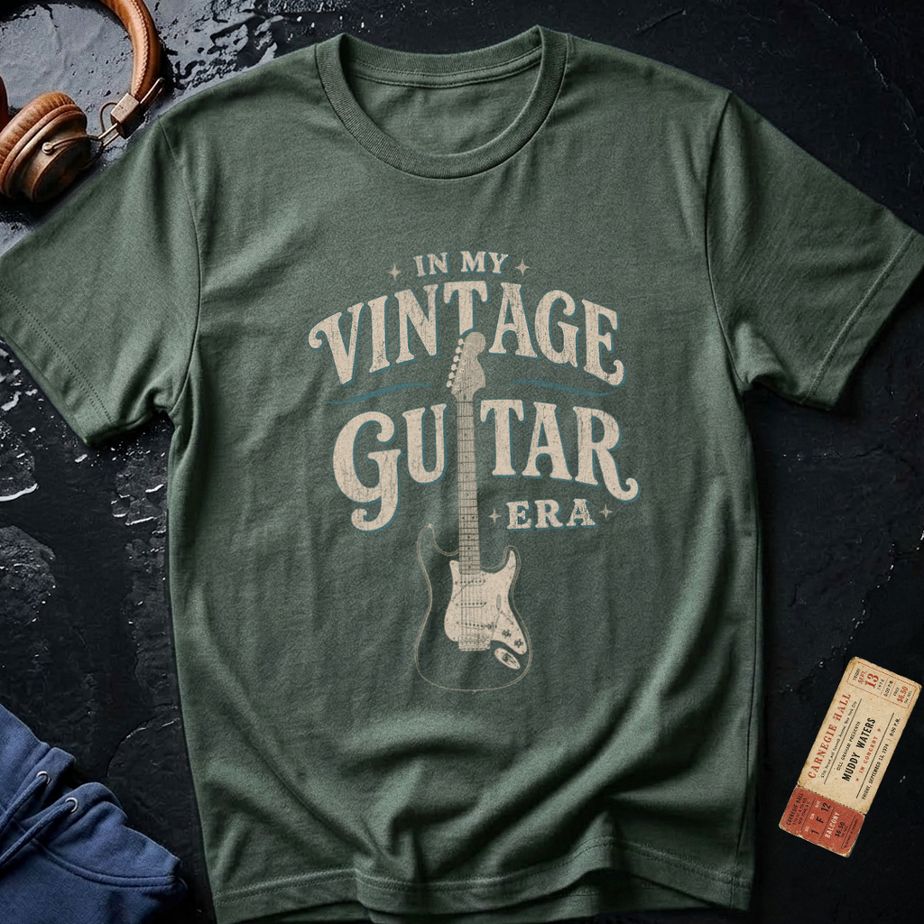 In My Vintage Guitar Era Vintage Fade T-Shirt