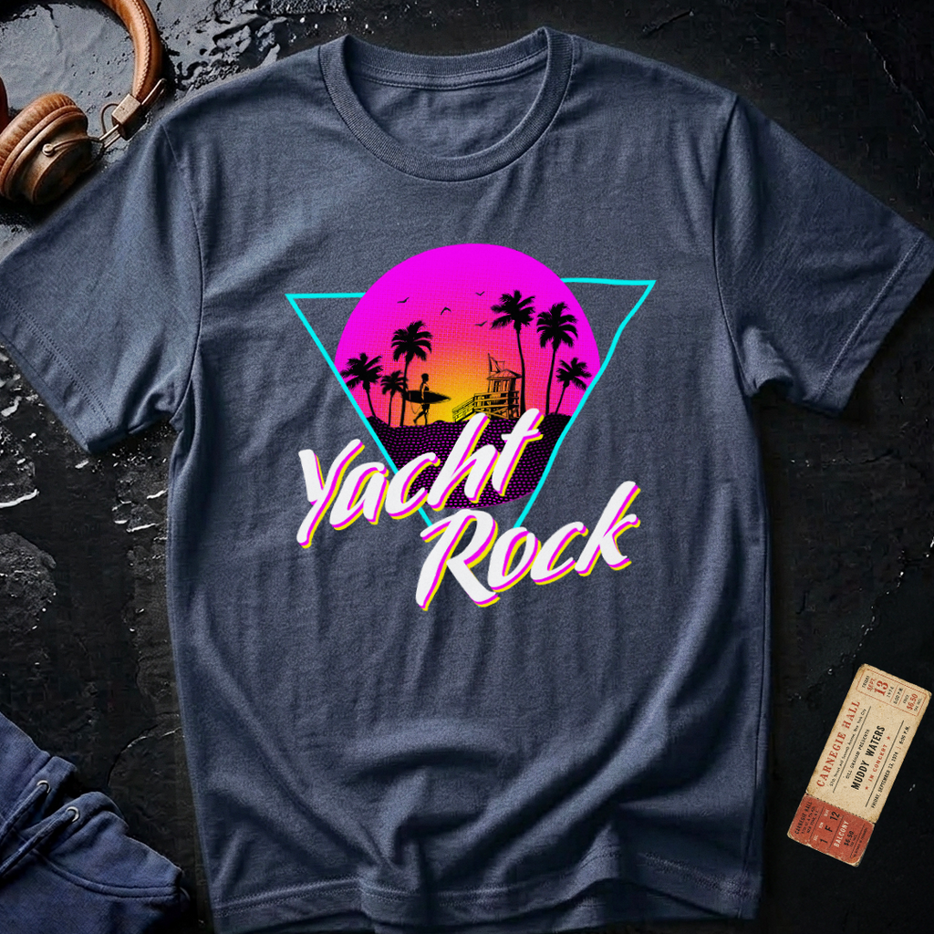 80s Sunset Yacht Rock T-Shirt